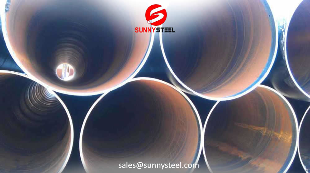 Spiral welded steel pipe